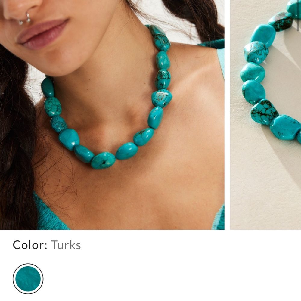 Turquoise Beaded Necklace